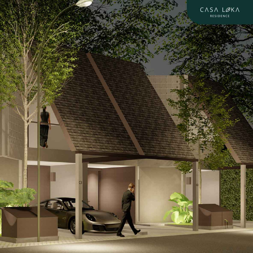Fasad Rumah Casa Loka Residence