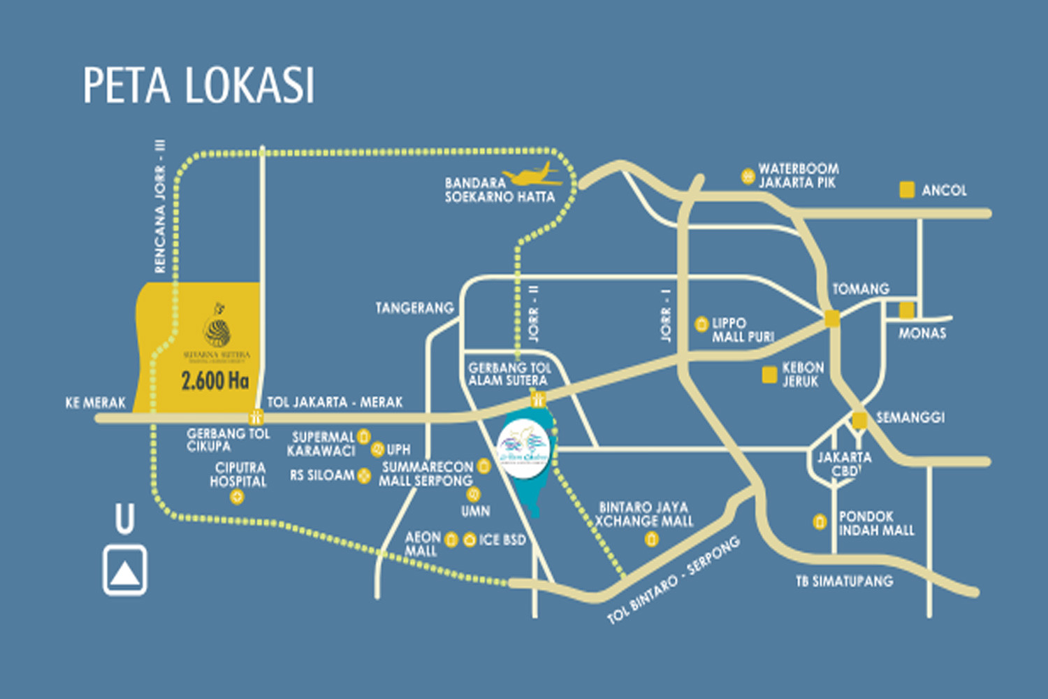 Lokasi Ruko Terrace 9 Suvarna Sutera Tahap 2