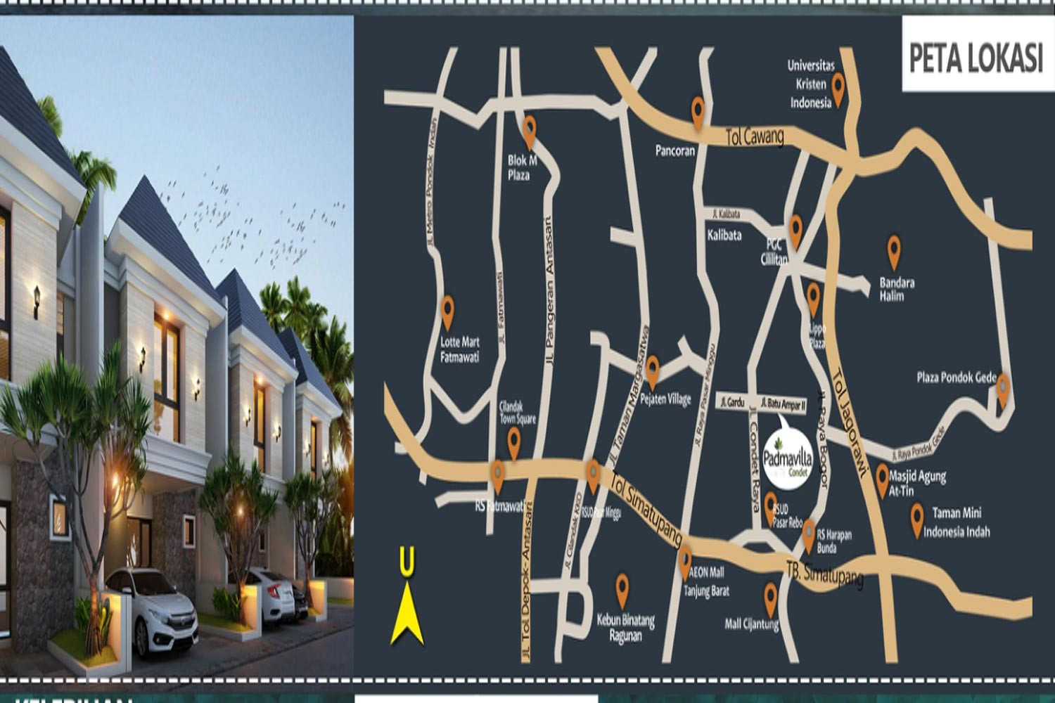 Lokasi Padmavilla Townhouse