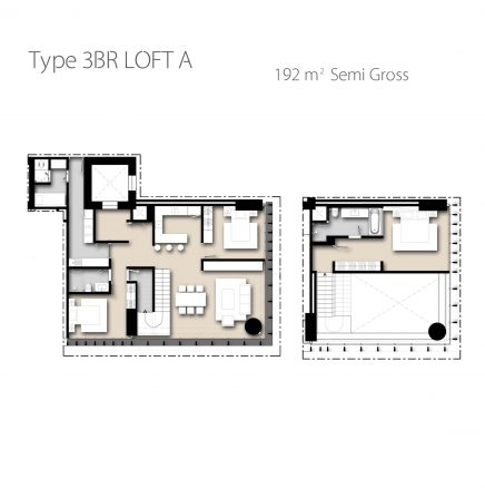 Tipe unit Apartemen Saumata