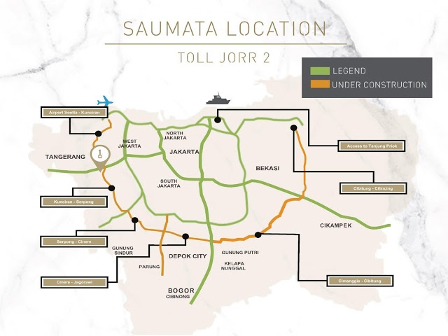 Lokasi Apartemen Saumata