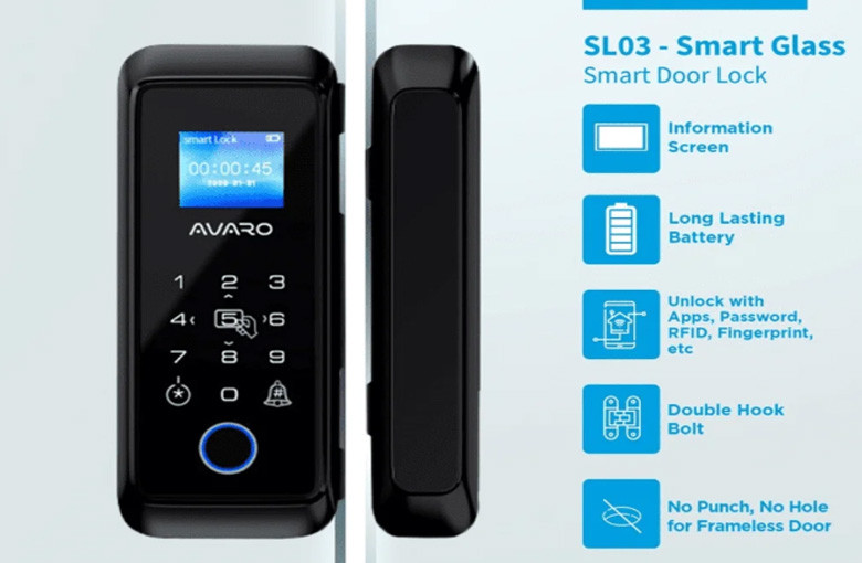 smart door lock terbaik: avaro