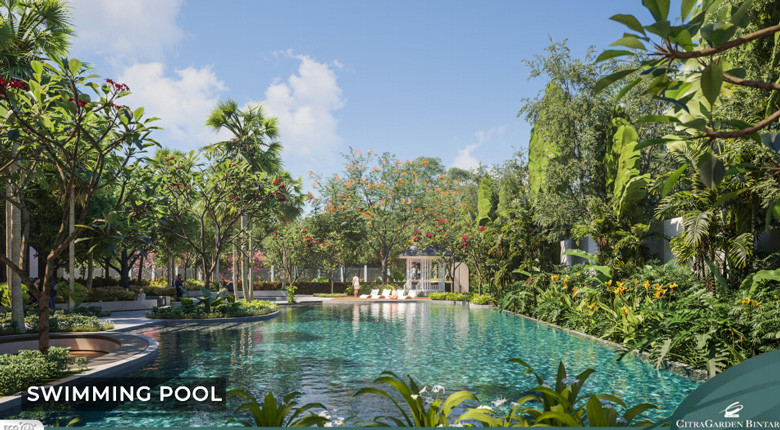 Swiming Pool Calamus Citra Garden Bintaro