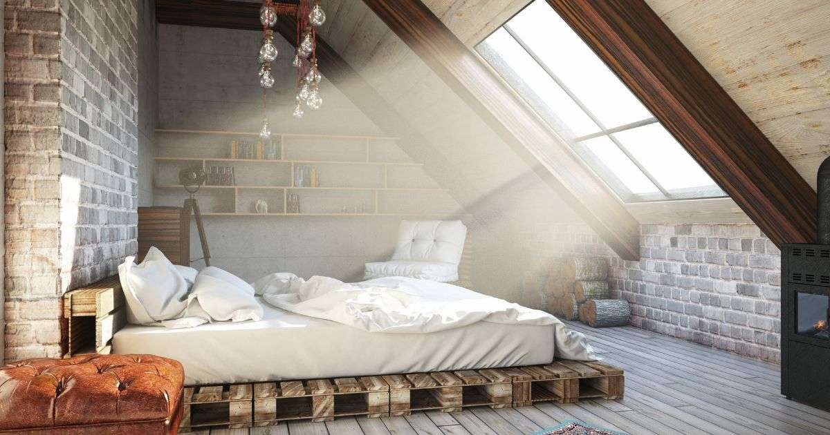 attic room di rumah