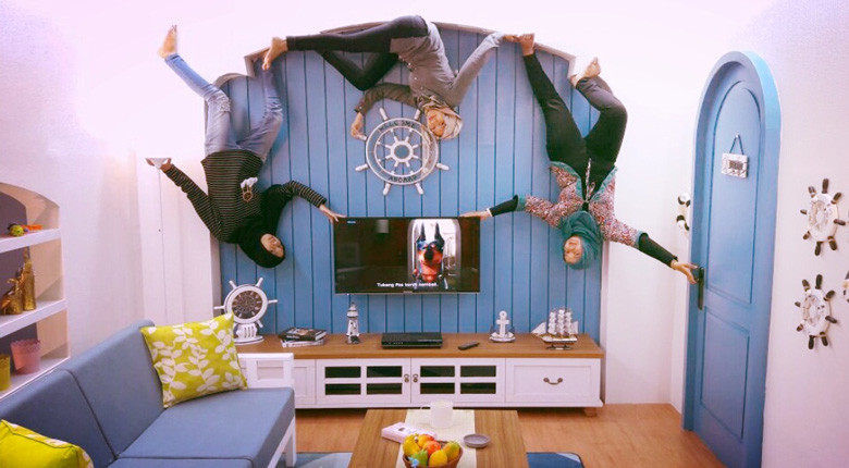 tempat wisata tangerang: upside down alam sutera