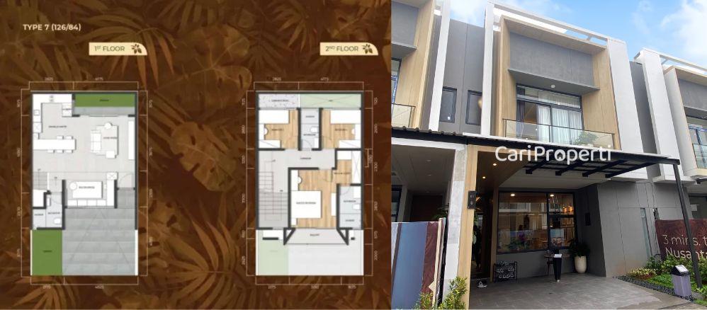 Denah Rumah 2 Lantai Simpel