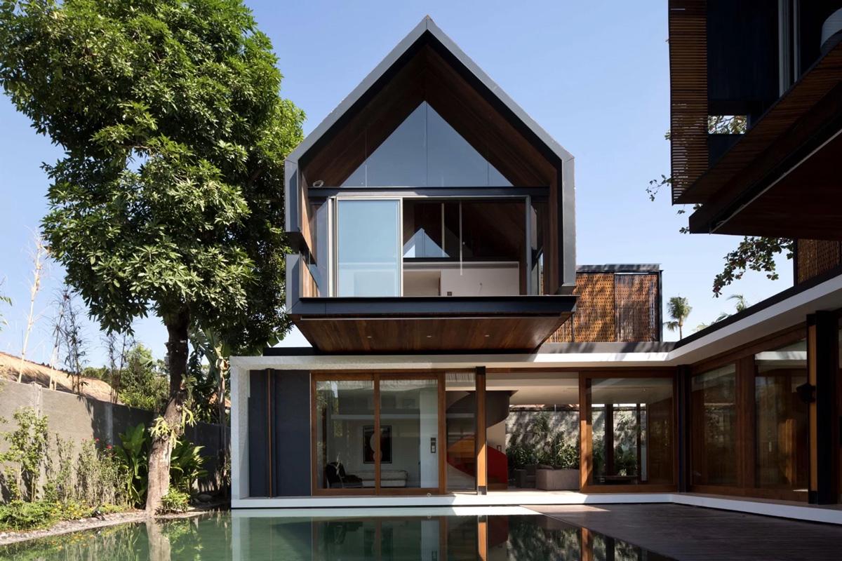 desain rumah rustic modern kontemporer