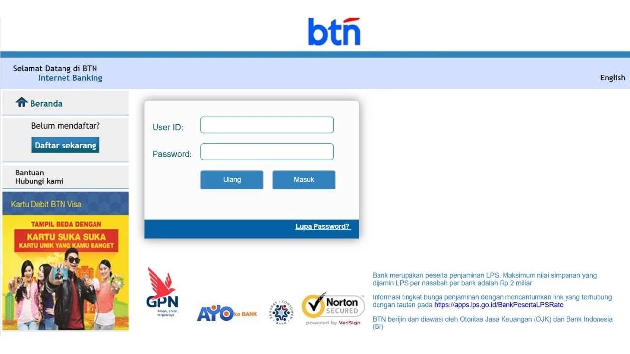 cara cek tagihan kpr btn online melalui internet banking