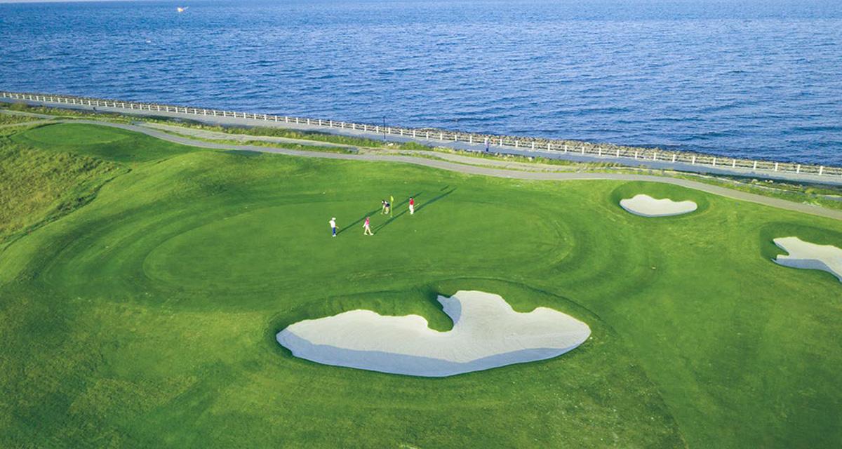 lapangan golf terbaik di jakarta: sedau indo golf