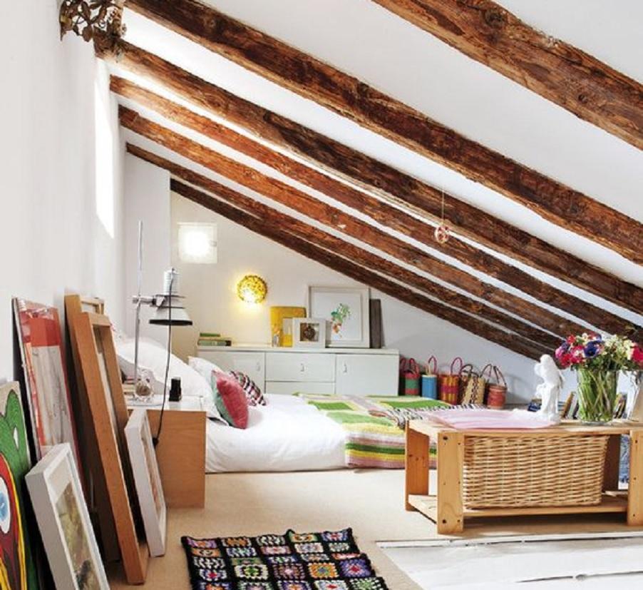 desain kamar loteng lesehan