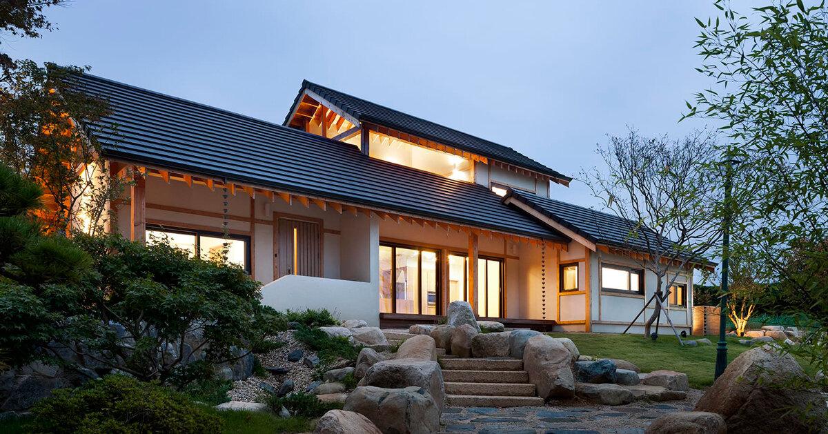 desain rumah kayu ala korea