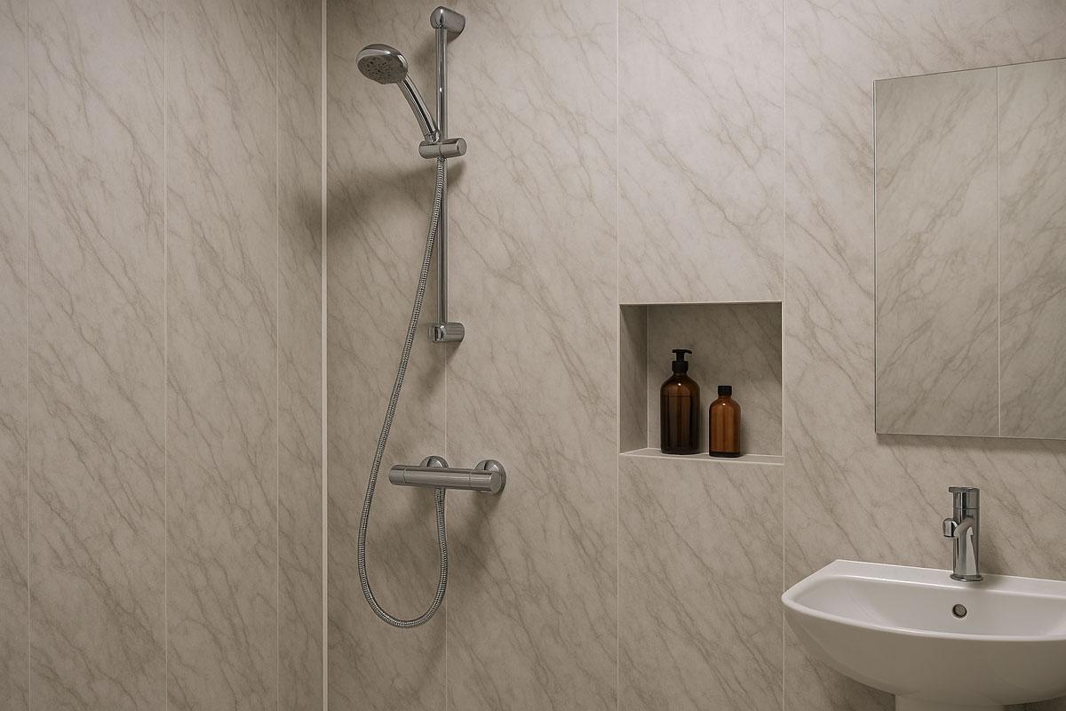 jenis dinding kamar mandi pvc anti jamur
