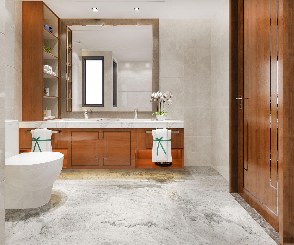 lantai kamar mandi anti licin: granit