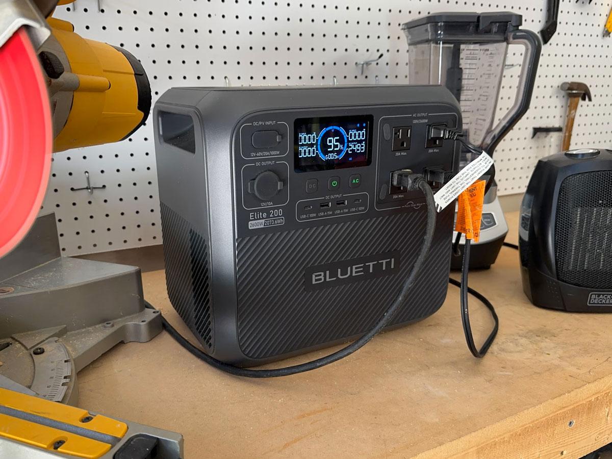 cara kerja portable power station