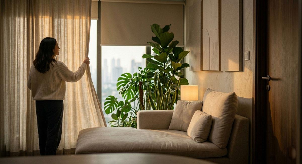 tips menjaga privasi apartemen