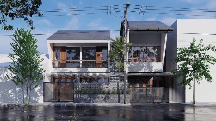 desain rumah jengki 2 lantai