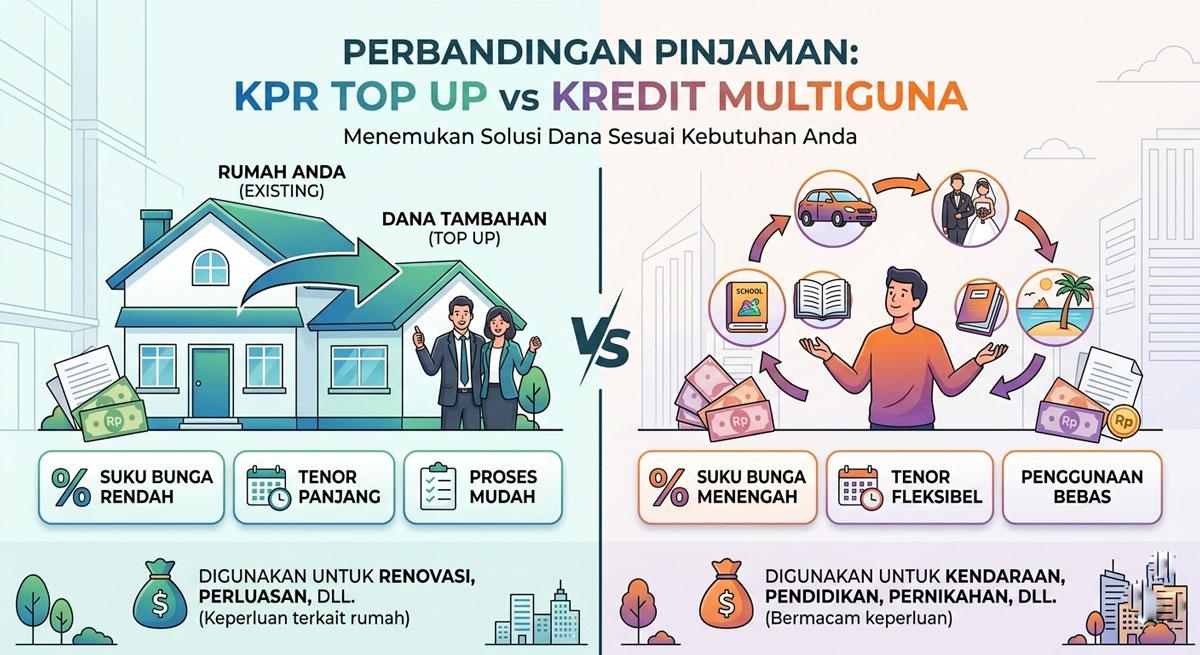 top up kpr vs kredit multiguna