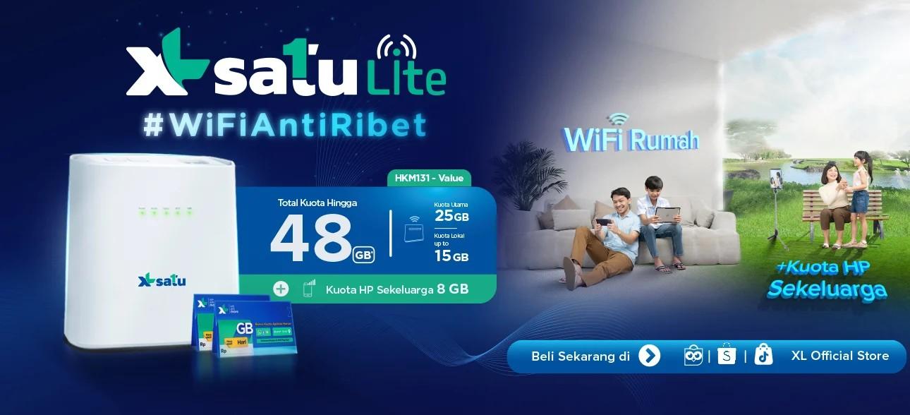 wifi murah 100 ribuan: xl satu lite