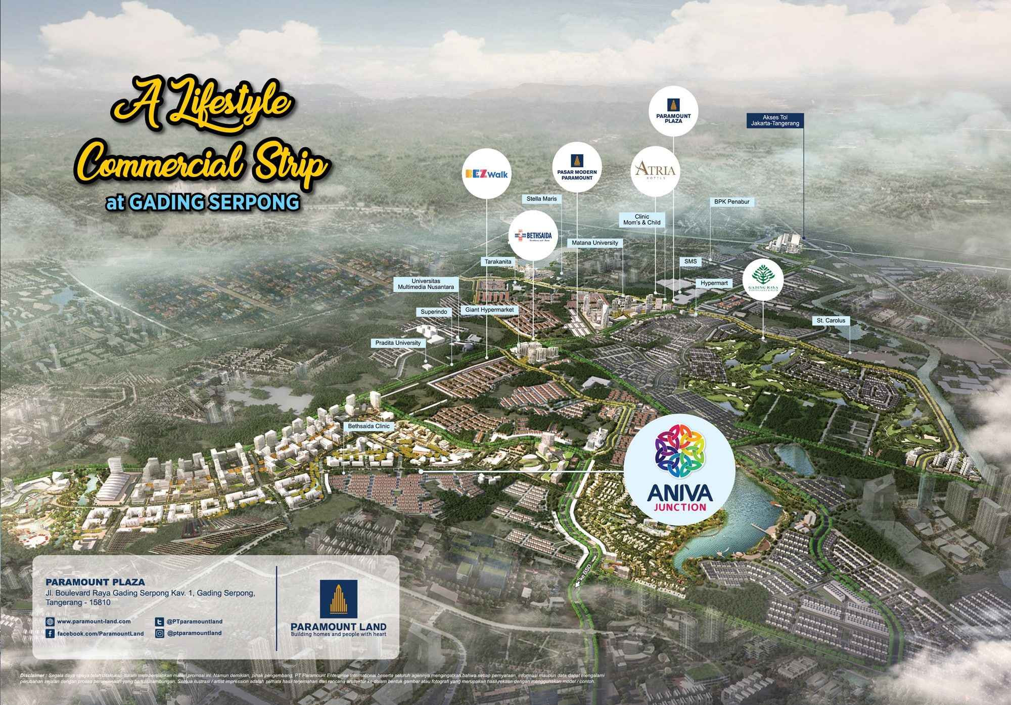 Lokasi Ruko Aniva Junction