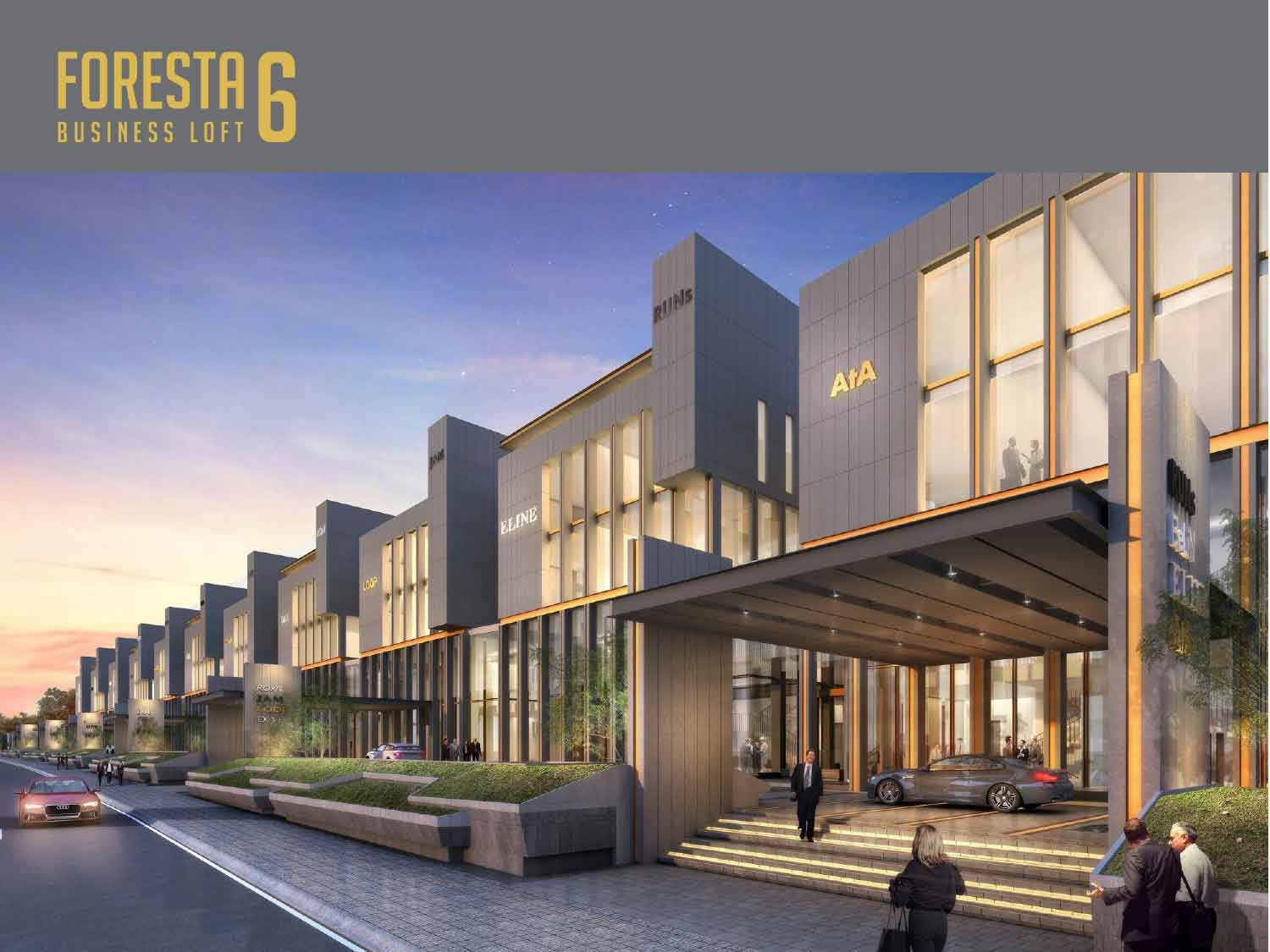 Foresta Business Loft 6 Ruko Modern Elegan dan Mewah di BSD City