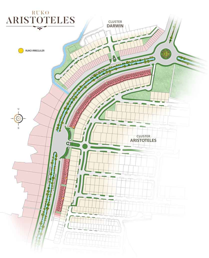 Siteplan Ruko Aristoteles Summarecon Serpong