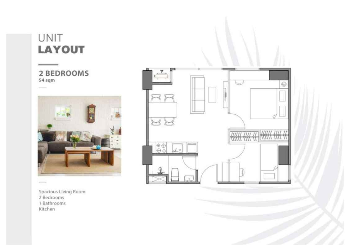 Tipe unit Apartemen The Burj Millenia