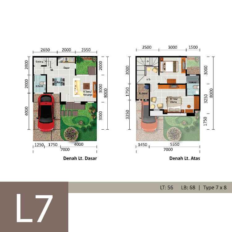 Tipe Unit Cluster Coral @Malibu Village