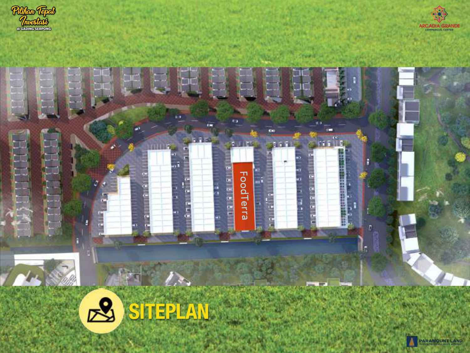 Siteplan Ruko Arcadia Grande