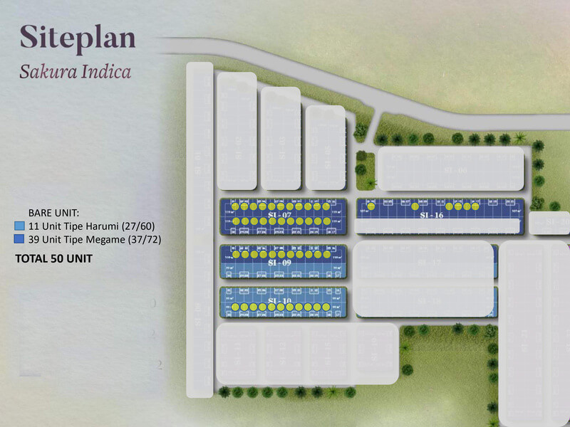 site plan sakura indica