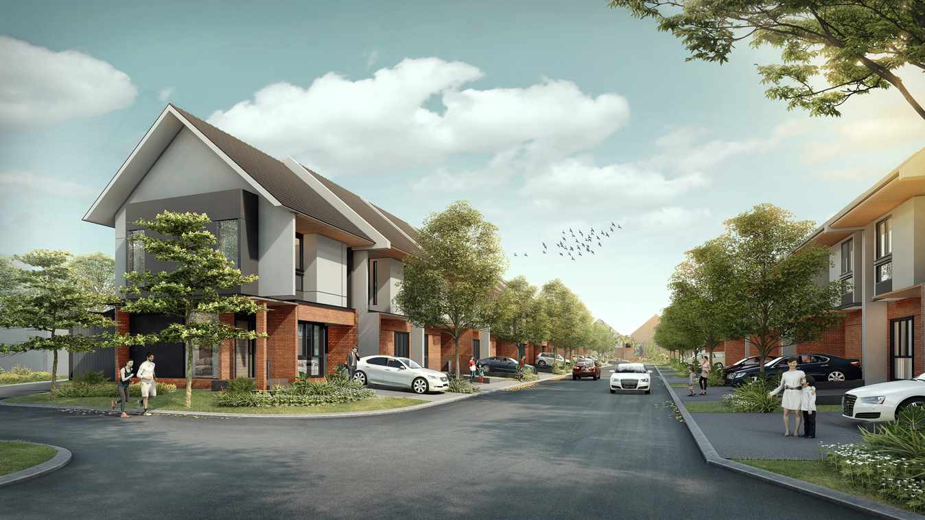 Tipe unit Cluster Sutera Sawangan