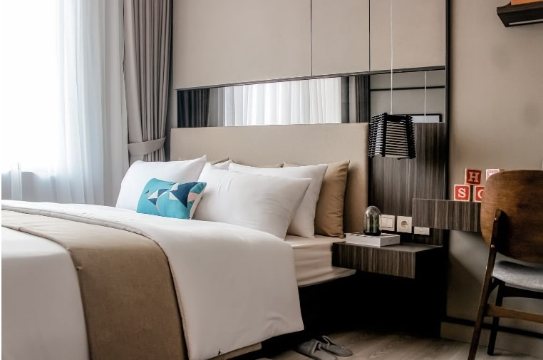 Kamar tidur Tipe 2 BR Prime at Southgate