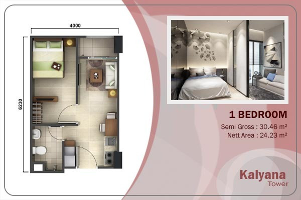 Tipe unit Akasa Pure Living