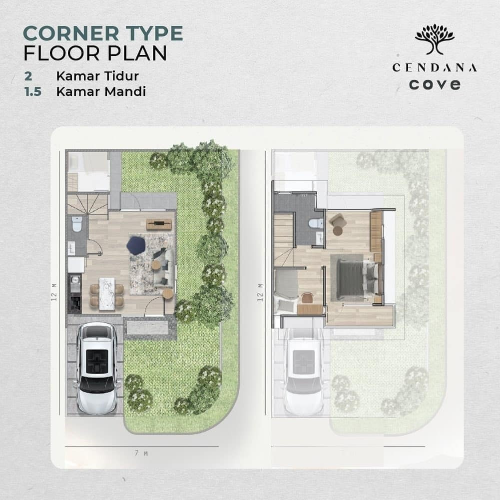 Tipe unit Cendana Cove Verdant