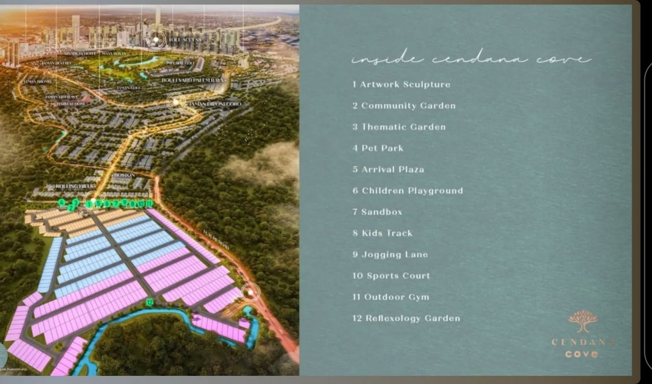 Fasilitas Cendana Cove Verdant