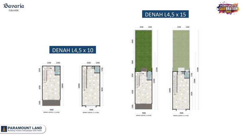 Tipe unit Ruko Bavaria Grande
