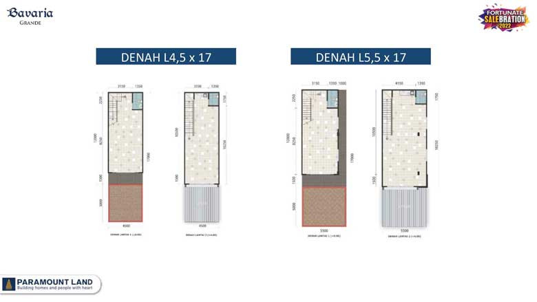 Tipe unit Ruko Bavaria Grande