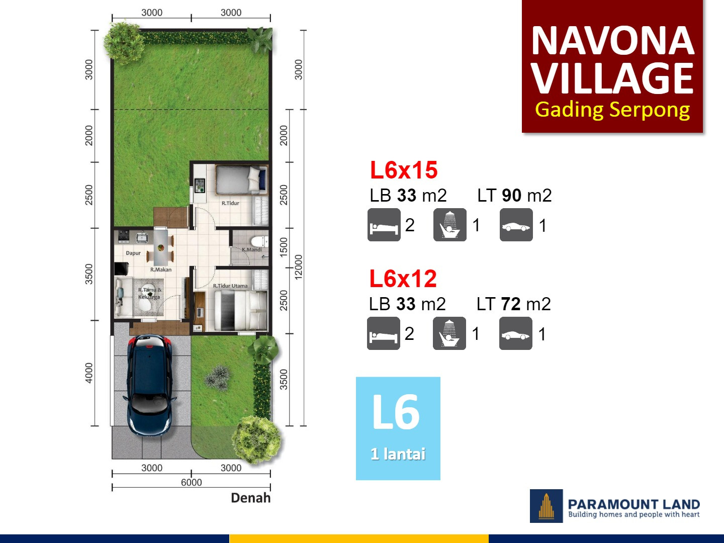 Floor Plan Unit Navona Village L6