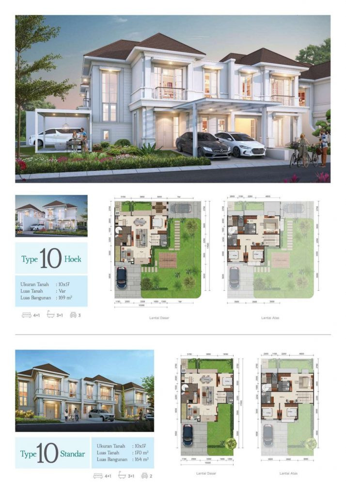 Tipe unit Cluster Granada at Menaggio