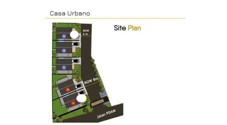 Casa Urbano Serpong Siteplan