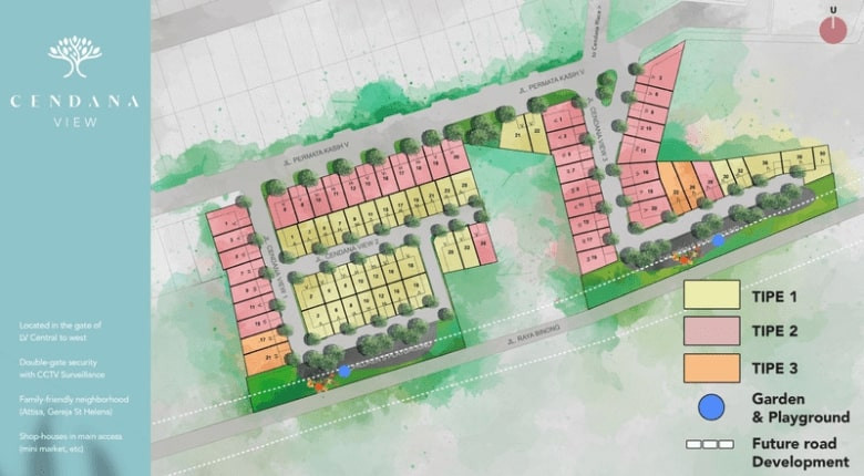 Siteplan cendana view
