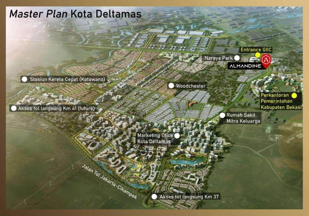 Lokasi Ruko Almandine