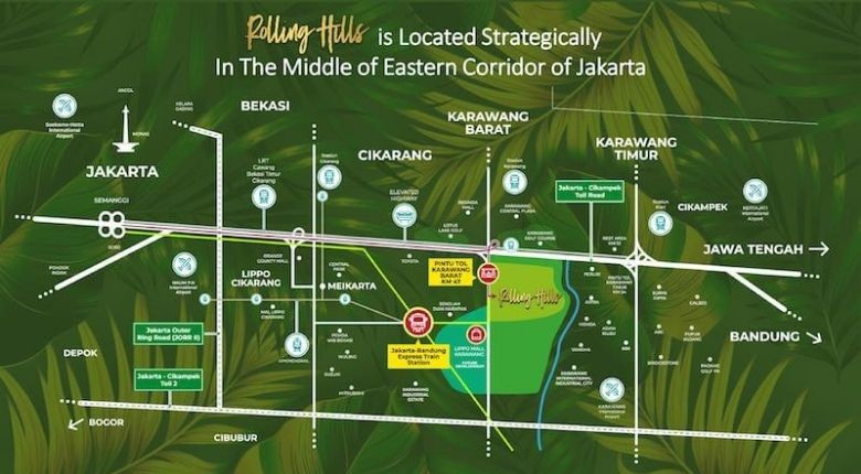 Rolling Hills Lokasi