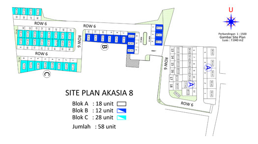 Siteplan The Akasia Eight