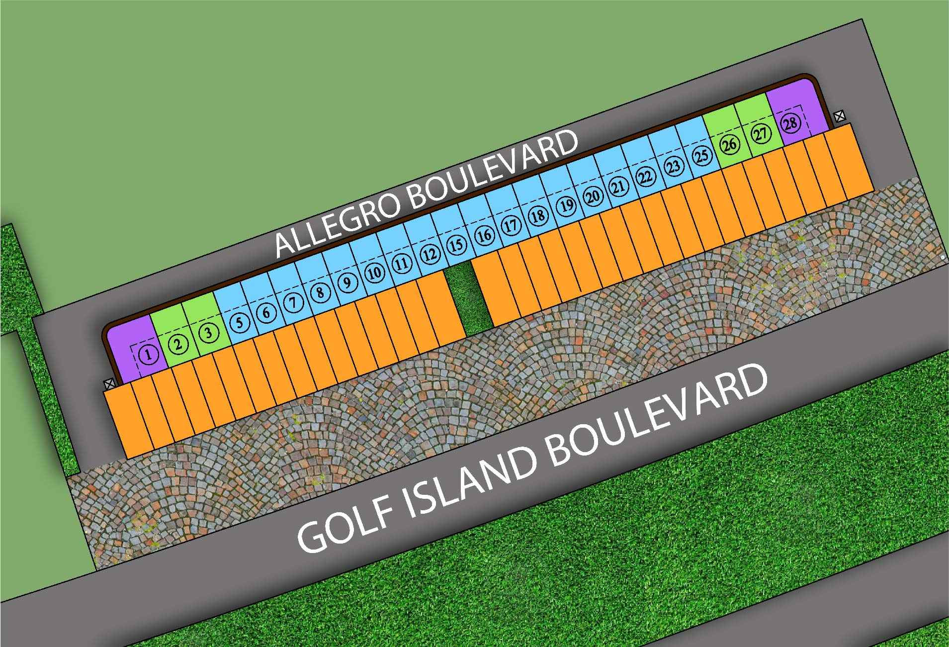 Siteplan Allegro Townhouse