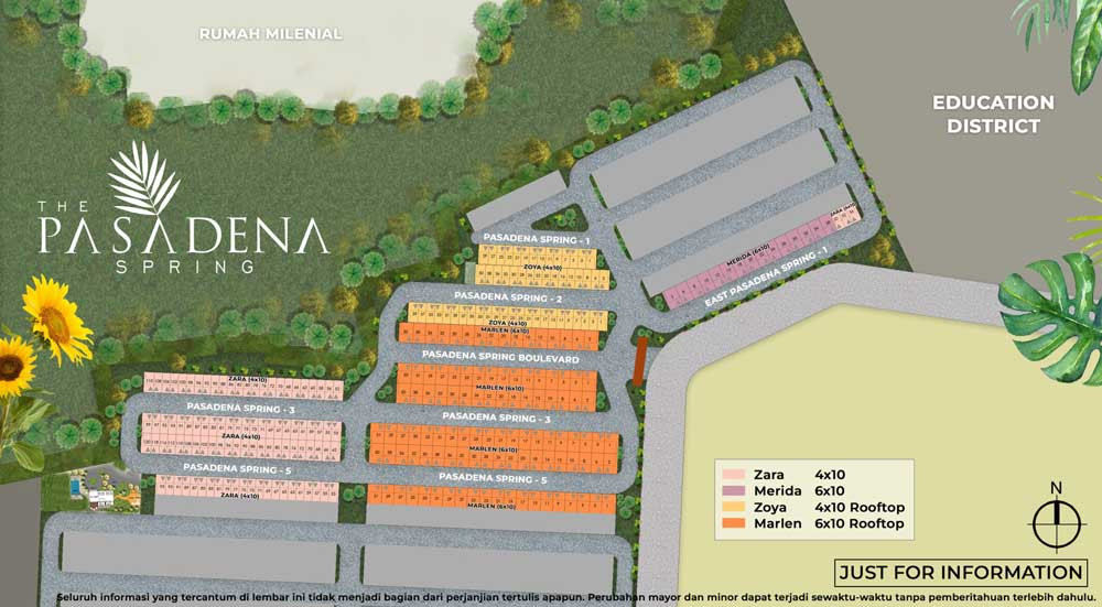 Siteplan Pasadena Spring PIK 2