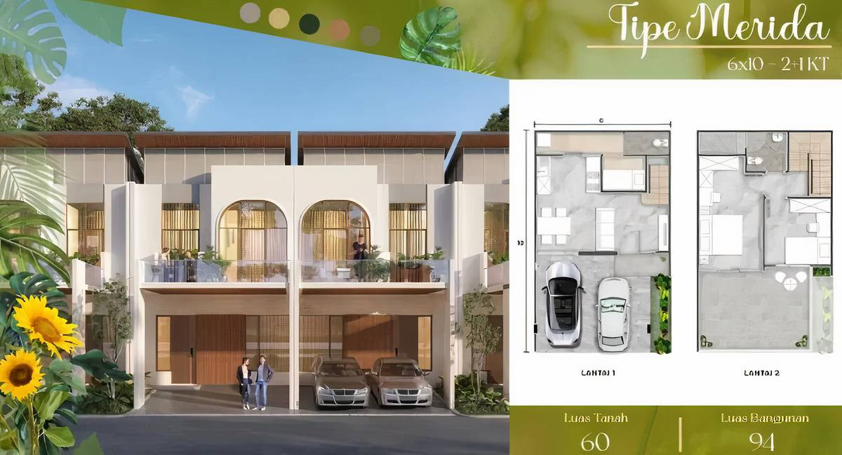 Tipe Merida Pasadena Spring PIK 2