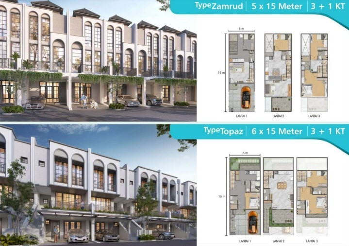 Tipe Unit Ebony Residence