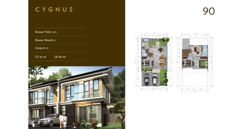 Vinus 88 residence tipe cygnus