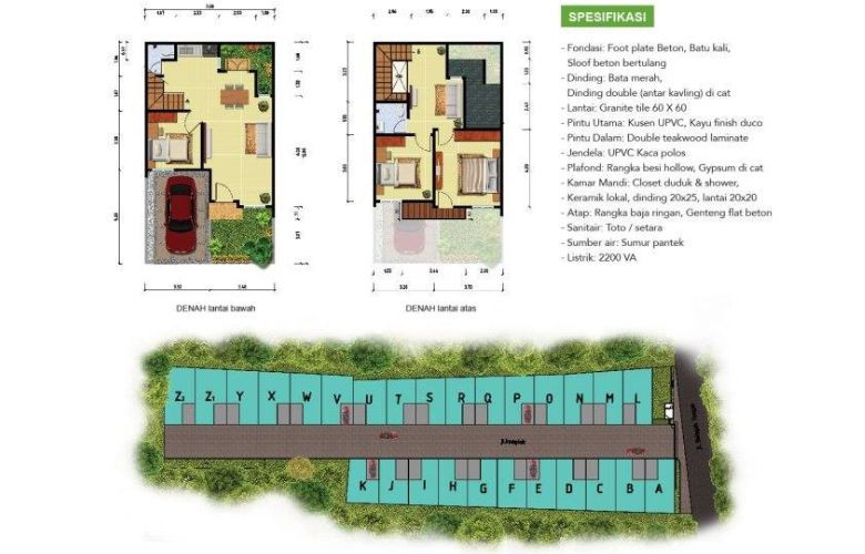 Denah De Savanna Residence