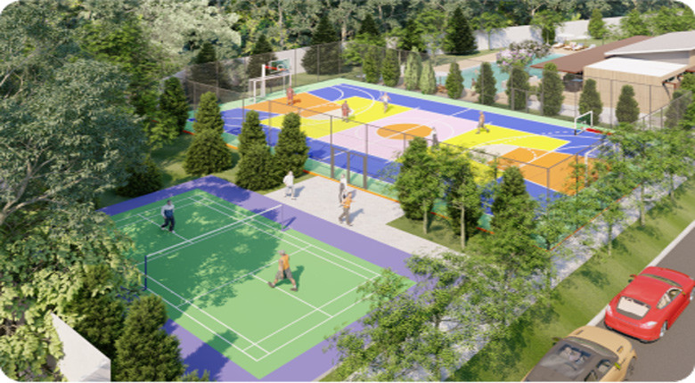 lapangan basket de lora